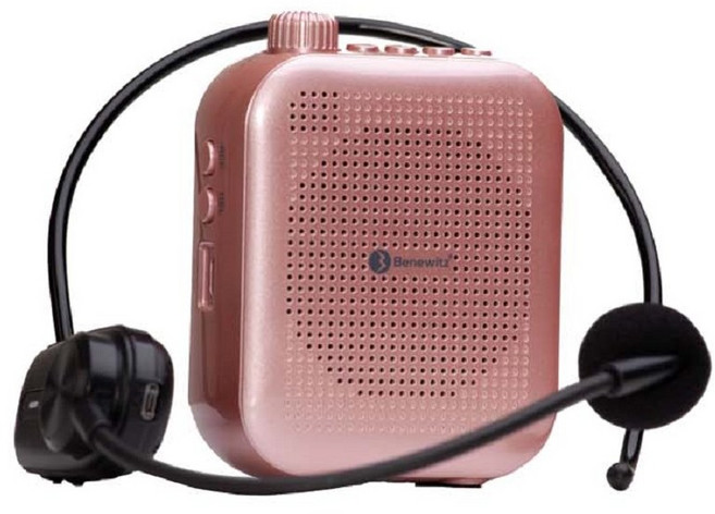 베네위츠 UHF강의용 교사용 수업용 무선마이크, 로즈골드