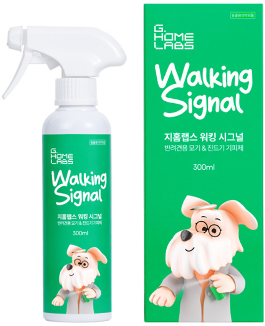 워킹 시그널 300ml 애완견 반려동물 모기 진드기 기피제 국보싸이언스 동물용 의학외품, 1개