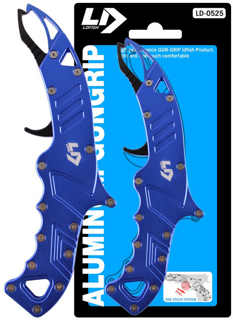 엘디피쉬 씨라온 알루미늄 건그립 낚시 립그립, 레드, 1개