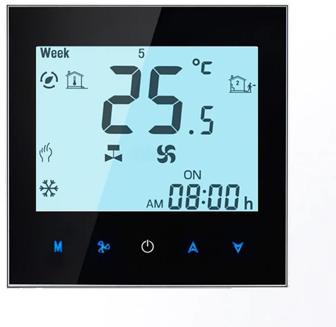 와이파이 에어컨 온도 조절기 팬 코일 유닛 디지털 컨트롤러 투야 스마트 라이프 알렉사 구글 홈 220V