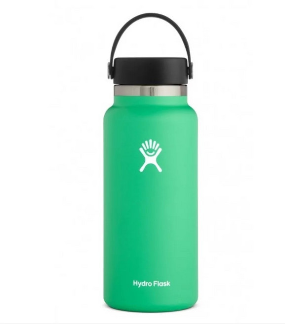 하이드로 플라스크 텀블러 32oz 946ml 대용량 물통, 민트 그린 32oz 핸들 커버