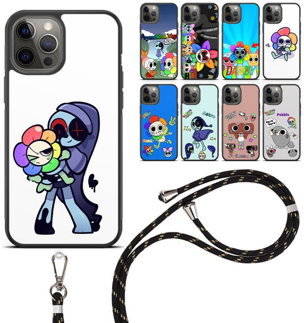 댄디의 세계 스트랩 케이스 AT-M130K AT-M130S 마이브키즈폰 포켓몬에디션2 시나모롤폰 잼폰2