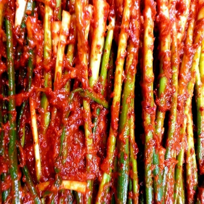 밥도둑텃밭통통 파김치 1.2Kg 국산 / (판매자 다른상품보기 김치류 많습니다), 1개