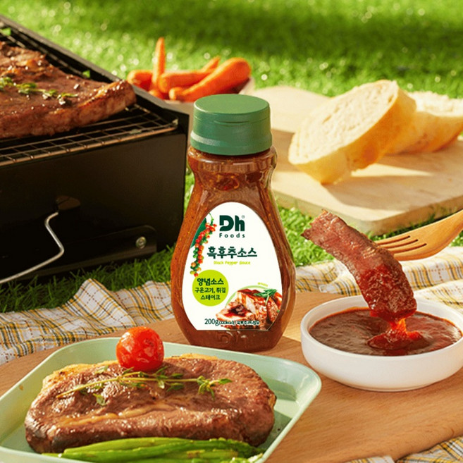 DH푸드 흑후추소스, 200g, 1개