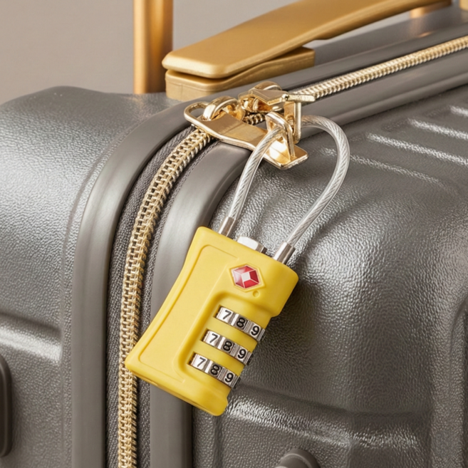 어썸트립 여행용 TSA 와이어 자물쇠 캐리어 잠금장치