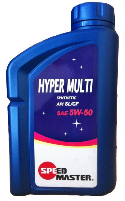 SPEED MASTER HYPER MULTI 全合成引擎機油 有效清潔引擎 提升燃油效率, 1箱, 5W-50, 1L