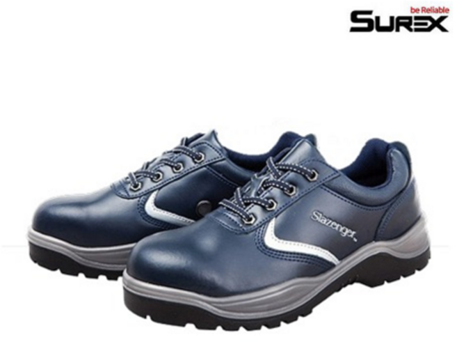 슈렉스 SR-402 4인치 인젝션 안전화, 네이비, 1개