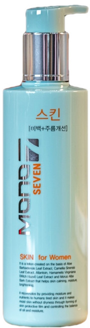 모노세븐 여성 미백 주름개선 기능성 기초 스킨 로션 세트 250ml 대용량 여드름 피부 스킨케어 피지 유수분밸런스 관리 어버이날 엄마 선물, 스킨1개, 1개