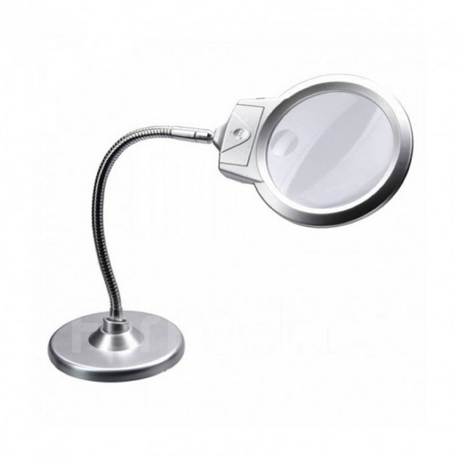 아로 자바라 미니 확대경 원형 스탠드 90mm, 1개