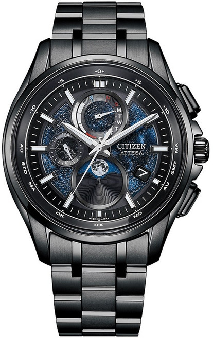 CITIZEN 星辰(BY1008-67L) GENTS HAKUTO-R限定 光動能 月相 鈦金屬電波對時腕錶
