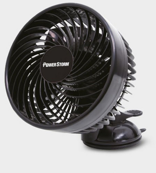 강력한 자동차 써큐레이터 흡착식 시거잭 선풍기, 24V