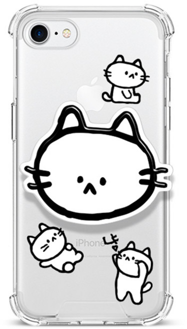 로윈 스마트톡세트 몽글몽글 동물패턴 핸드폰케이스 아이폰7 8 SE2 SE3 12 12프로