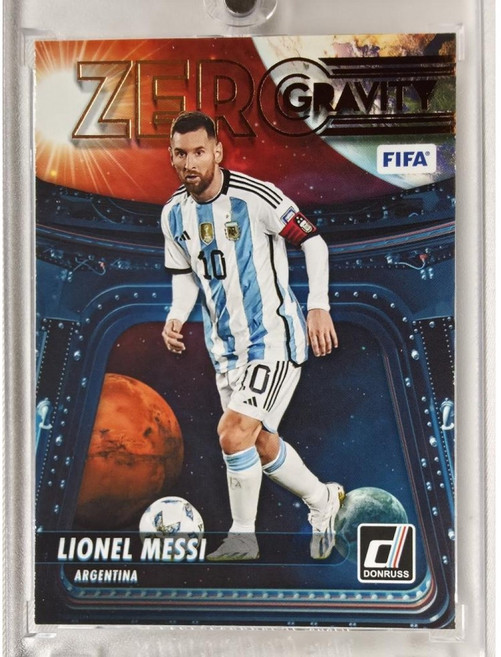 2023-24 DONRUSS 돈러스 리오넬 메시 CRUNCH TIME FIFA 축구 카드 JR, 1개, 크런치 타임 메시
