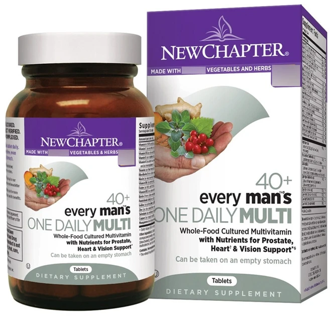 뉴챕터 40+ 에브리 맨 원 데일리 멀티비타민 타블렛, 96정, 1개 - 쿠팡