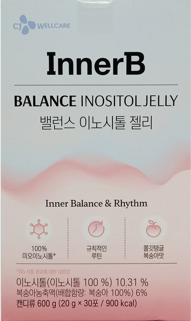 이너비 밸런스 이노시톨 젤리 30포, 600g, 1박스