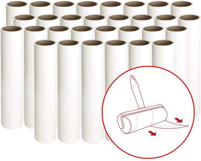 아니언니 강력 돌돌이 사선컷팅 테이프크리너 리필, 30개