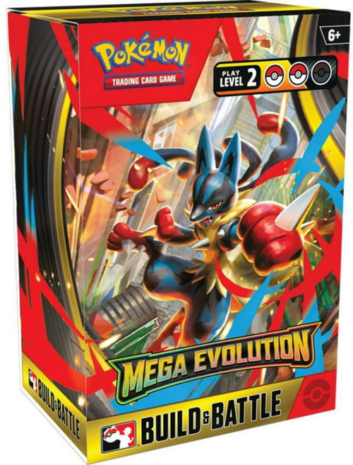 포켓몬카드 게임 TCG메가 진화 빌드 & 배틀 박스 1박스(4팩) 영문판
