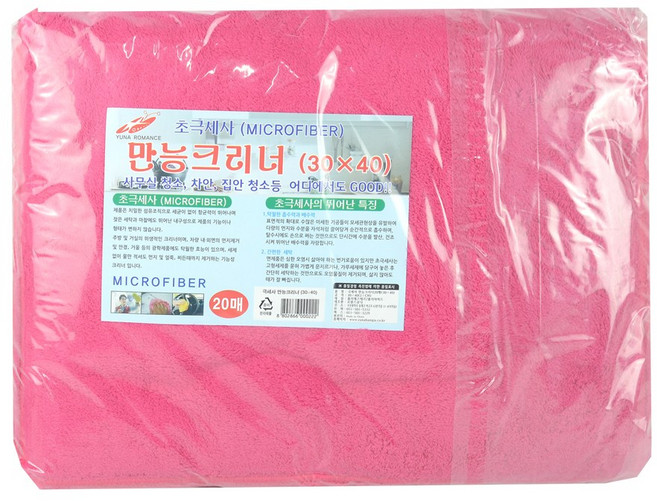 (8802866000222)유나 로망스만능행주 대-20P/30X40, 1개