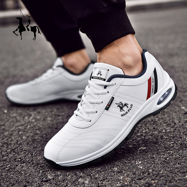 NAIKPLLO 남성 캐주얼 스니커즈 편안한 착화감 운동화 골프화