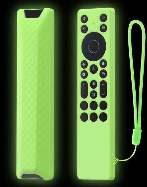 TCL RC923A/RC813A 용 끈 소프트 쉘 보호기 원격 제어 슬리브가 실리콘 케이스 충격 방지, 05 Luminous Green