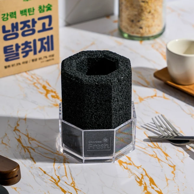 차콜프레시 국내산 백탄참숯 탈취제 가습제 수경재배, 400g, 1개 - 쿠팡