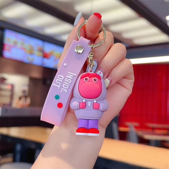Inside Out 腦筋急轉彎造型吊飾鑰匙圈, 1個, 【阿羞】, 【阿羞】