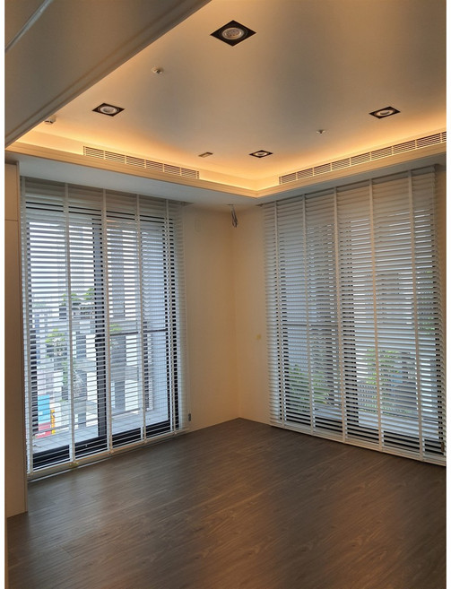 百葉窗拉絲紋木片窗簾 (九龍系列) 珠鍊式 防水, 詳見包裝