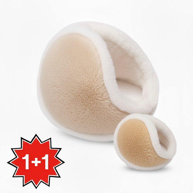 무디 여성 방한 귀마개 귀도리 털 접이식 따뜻한 보온 1+1