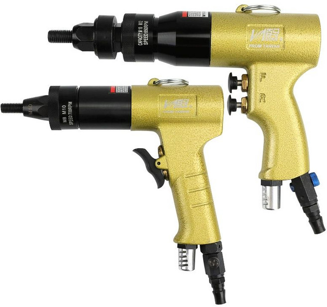 에어팝너트 건 공압 리벳팅 자동 801 너트 공업용 네일 리베트 리벳기 에어 팝너트건, 4. 801 자가 잠금 헤드 M3M4M5