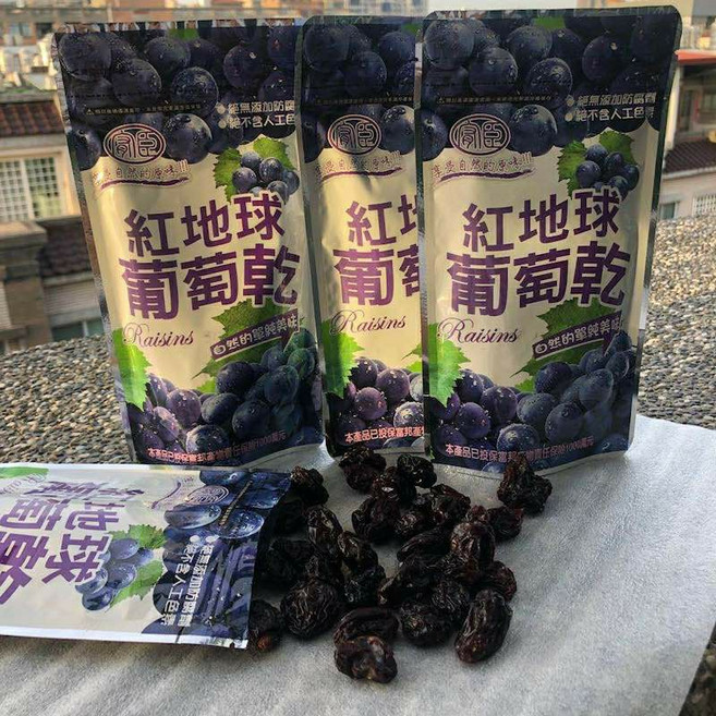 紅地球葡萄乾 有籽 重量150g, 1個