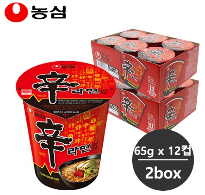 신라면 컵6입 2박스 12개입, 12개