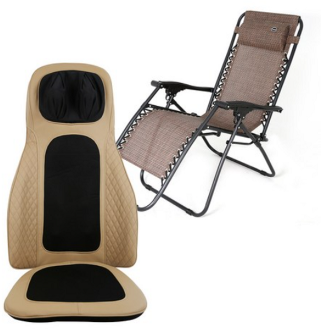 제스파 프라임 파워 태핑 의자형 안마기 ZP1072 + 이지릴렉스 체어 ZP1995 세트, Zp1072+Zp1995