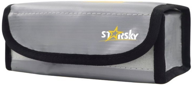 Starsky 行動電源防火防爆袋_安全充電/收納/旅行, 銀灰, 1個