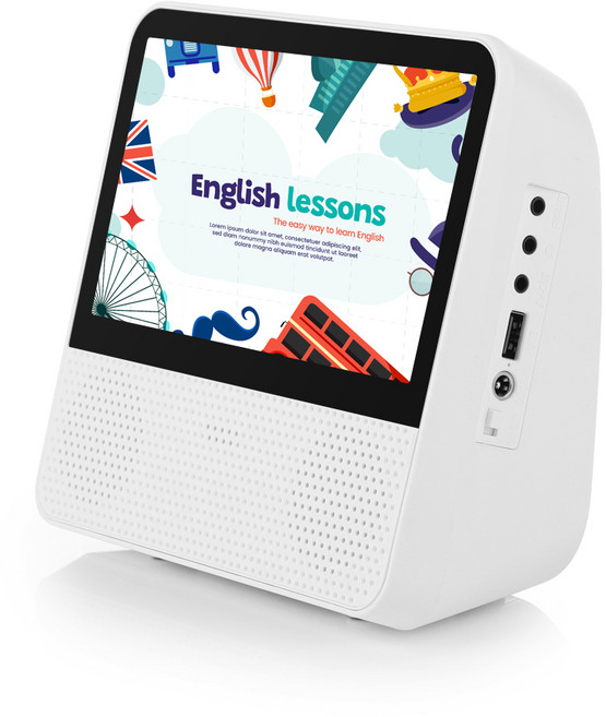 사파 휴대용 탁상용 무선 DVD플레이어 SDV700 TV출력 지원 리모컨 포함, 사파 SDV700 DVD플레이어, 화이트