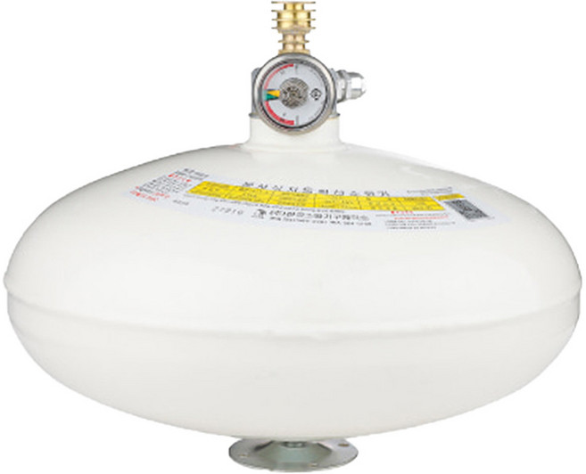 대동소방 ABC 자동 확산소화기 3kg (브라켓 전용피스 포함 풀세트) 창고 변전실 세탁실 보일러실 천정형 KFI 국가검정품, 1개