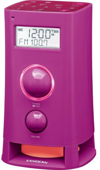 Sangean K-200 다기능 업라이트 AM/FM 디지털 라디오 핑크, Sangean 산양 K-200 다기능 업라이트 AM/F