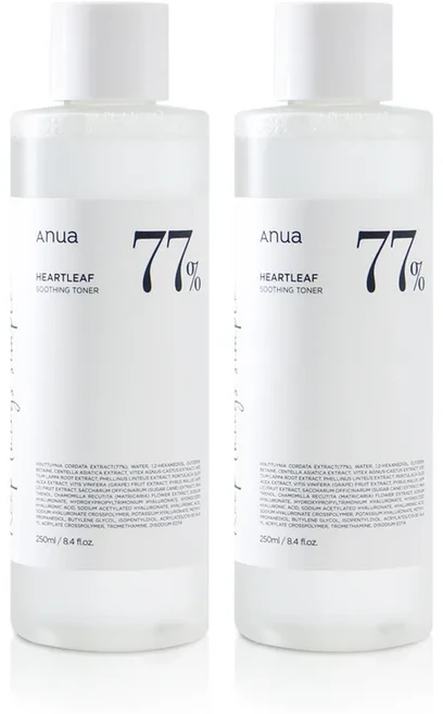 8위 - 아누아 어성초 77 수딩 토너, 250ml, 2개