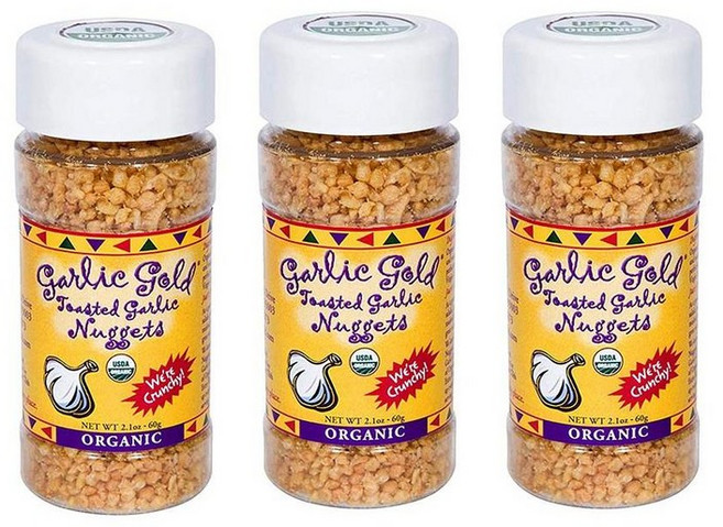 갈릭 골드 너겟 크런치 로스티드 갈릭 시즈닝 60g, 18개