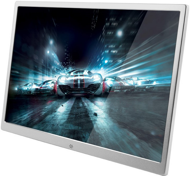 Coms 스마트 디지털액자 15.4형 HDMI BM170, 실버