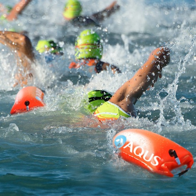 스윔부이 AQSG0011 오픈워터 수영 안전부표, PNK, 1개