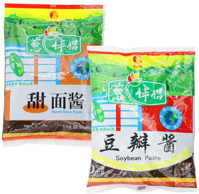 [장가푸드]충빤뤼 탠맨쟝 두반장 400g 짜장면 마파두부 소스, 1개