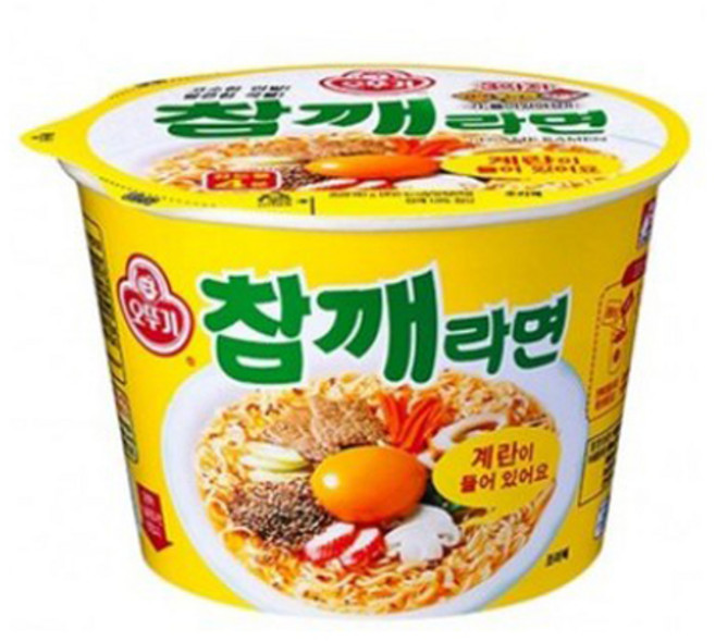 오뚜기 참깨 컵라면 110g, 3개
