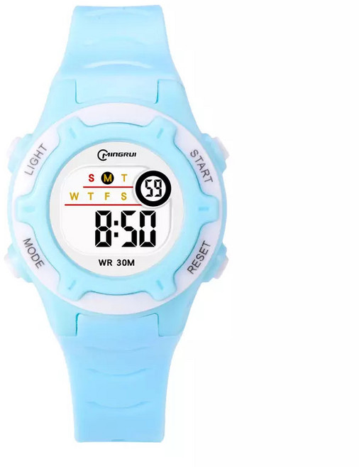 LTS 남여공용 학생 스마트칩셋 스포츠 우레탄 알람 전자손목시계