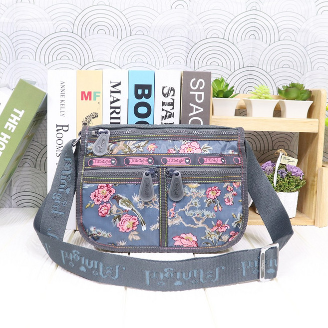 미니걸 플라워 투포켓 크로스백
