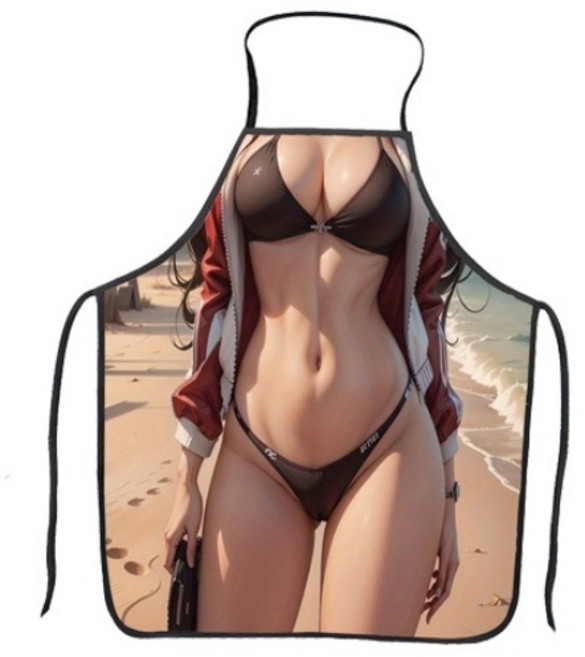 캐릭터 주방 앞치마, 1번, 1개