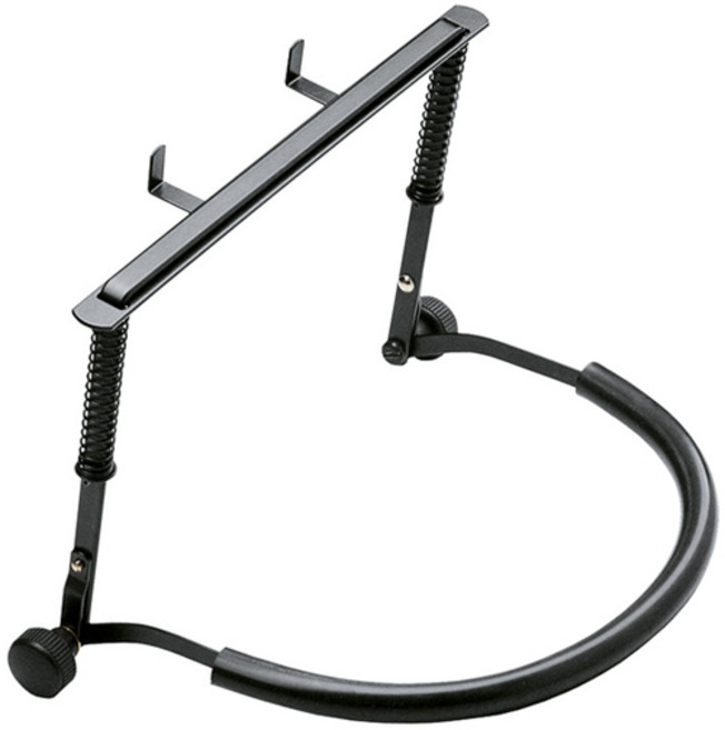 독일산 K＆M 하모니카 홀더 거치대 16415 (블랙), 1개