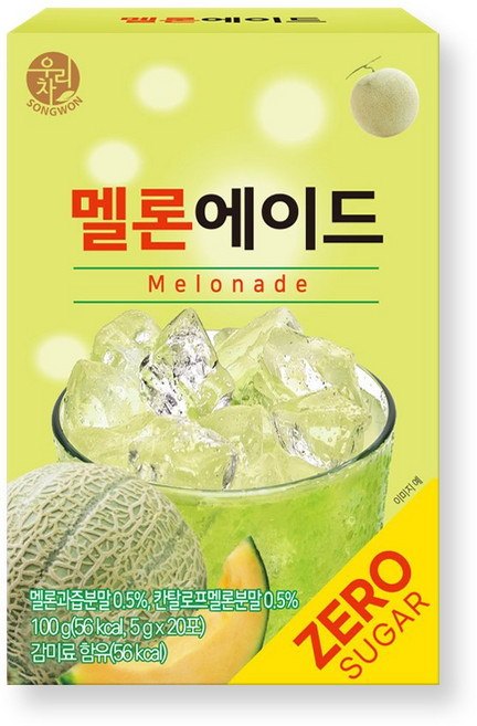 우리차 멜론에이드, 5g, 20개입, 1개