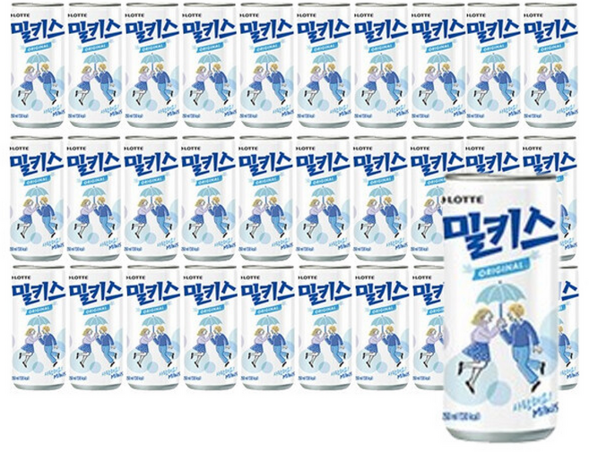밀키스 /탄산음료/청량음료/밀크소다, 30개, 250ml