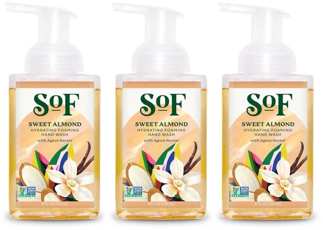 South Of France 스위트 아몬드 포밍 핸드 워시 236ml x 3팩, 1개 - 쿠팡