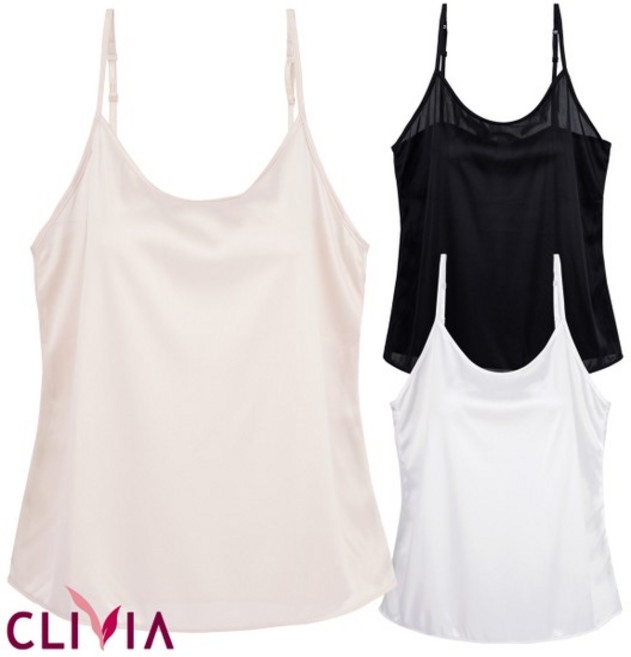 크리비아 베이직 캐미솔 어깨끈조절 슬립탑 csl5302A